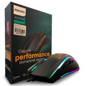 Mouse Gamer Philips Momentum SPK9403B 6400 DPI RGB