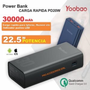 Power Bank Yoobao PD20 30.000mAh USB-C