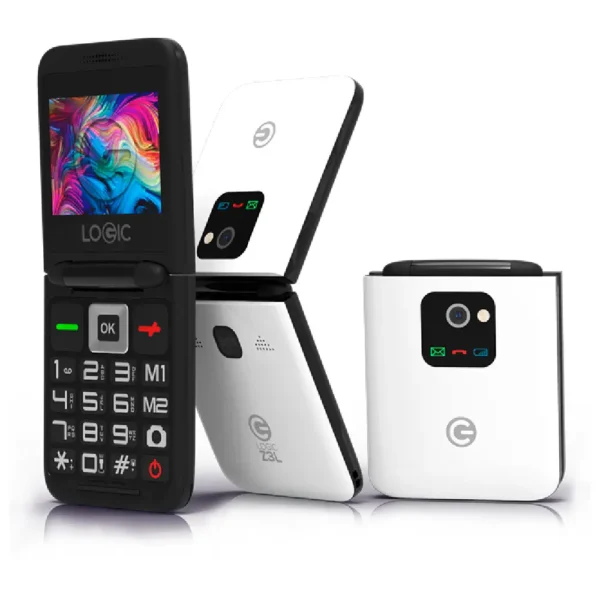 Logic Z3L 4G Celular Plegable con Botones Grandes para Adulto Mayor y Botón SOS