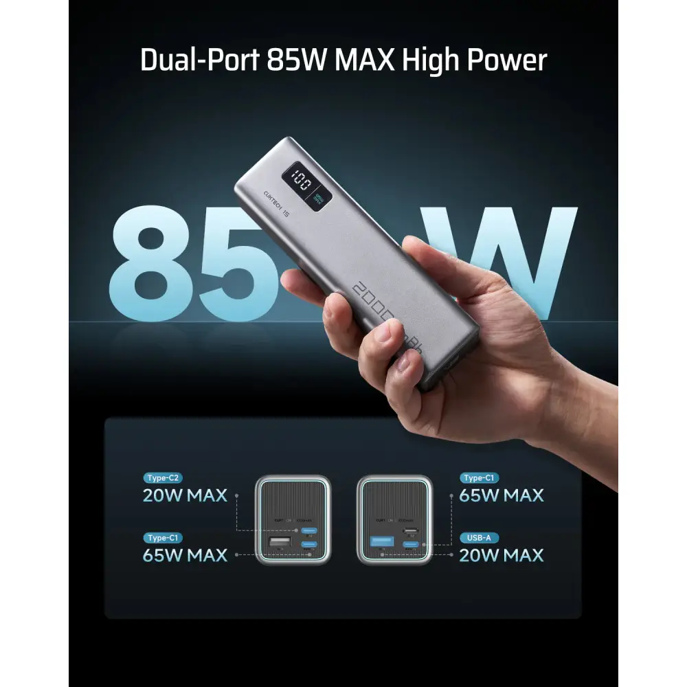 Cuktech Power Bank PB200 20000mAh 85W