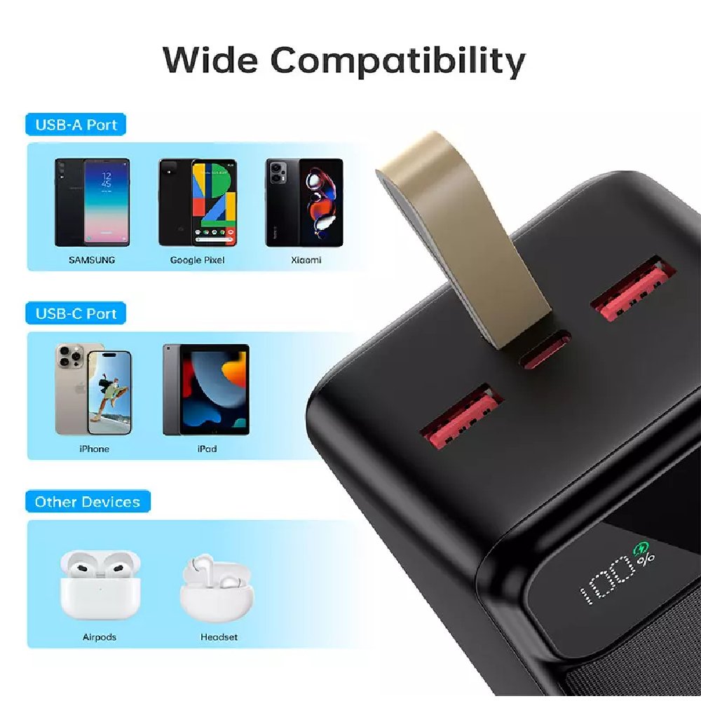 Power Bank Choetech B731-ACBK 40000mAh