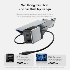 Cargador CUKTECH 6 GaN Ultra AD653U
