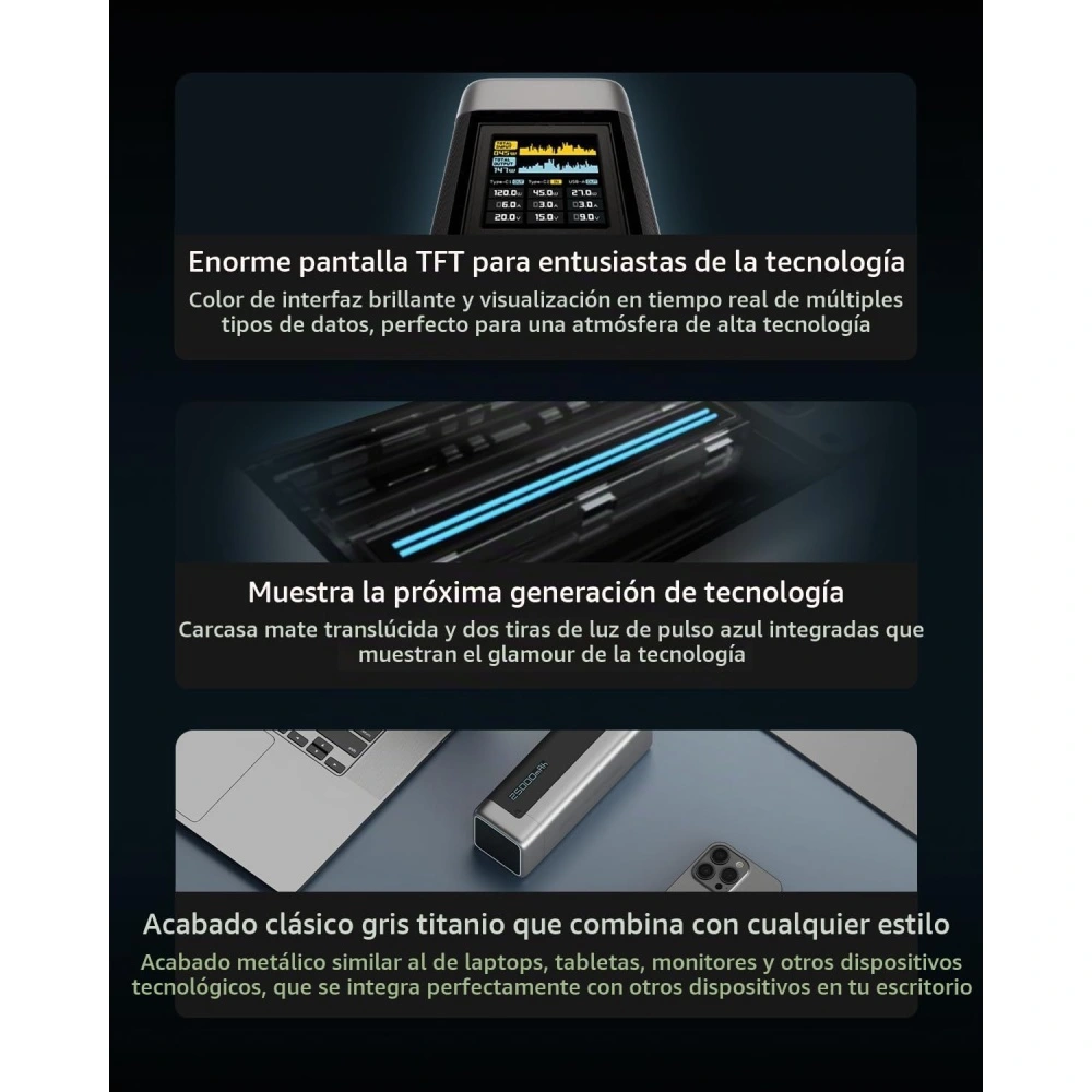 CUKTECH P23 Power Bank 25000mAh 210W