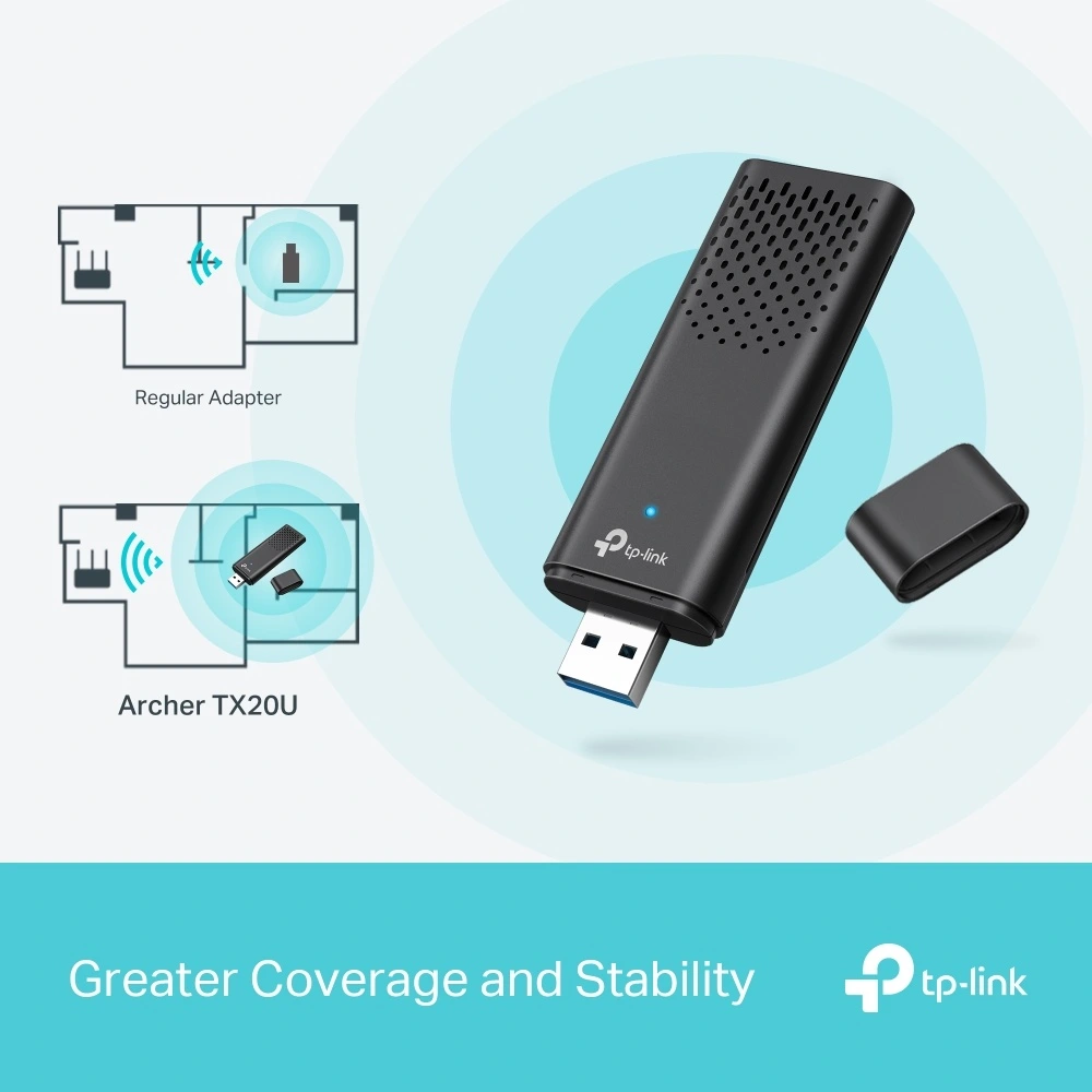 Adaptador WiFi USB TP-Link Archer TX20U AX1800